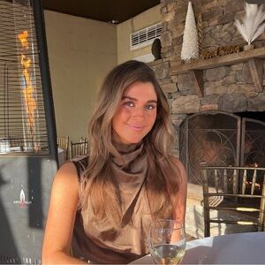 Hello Molly Brown Satin Cowl Neck Sleeveless Jumpsuit